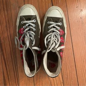 comme des garcons brown sneakers size 8! (A little large - 8.5/9 would work)